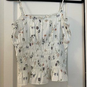 Artizia Wilfred Silk Floral Top - M